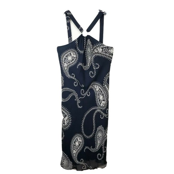 Evan Picone Paisley Print Sundress Size 6